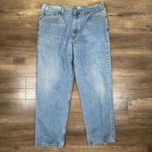 Levi’s Men’s Size 40x30 Relaxed Straight Leg Jeans Blue Medium Wash Denim